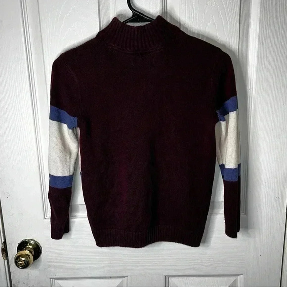 Sonoma Goods for Life Boy's Red/Blue Varsity Stripe Sweater Size 8 EUC - Picture 4 of 6